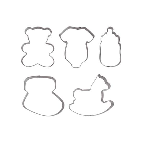 Baby Stainless Steel Mini Cookie Cutter Set by Celebrate It&#xAE;